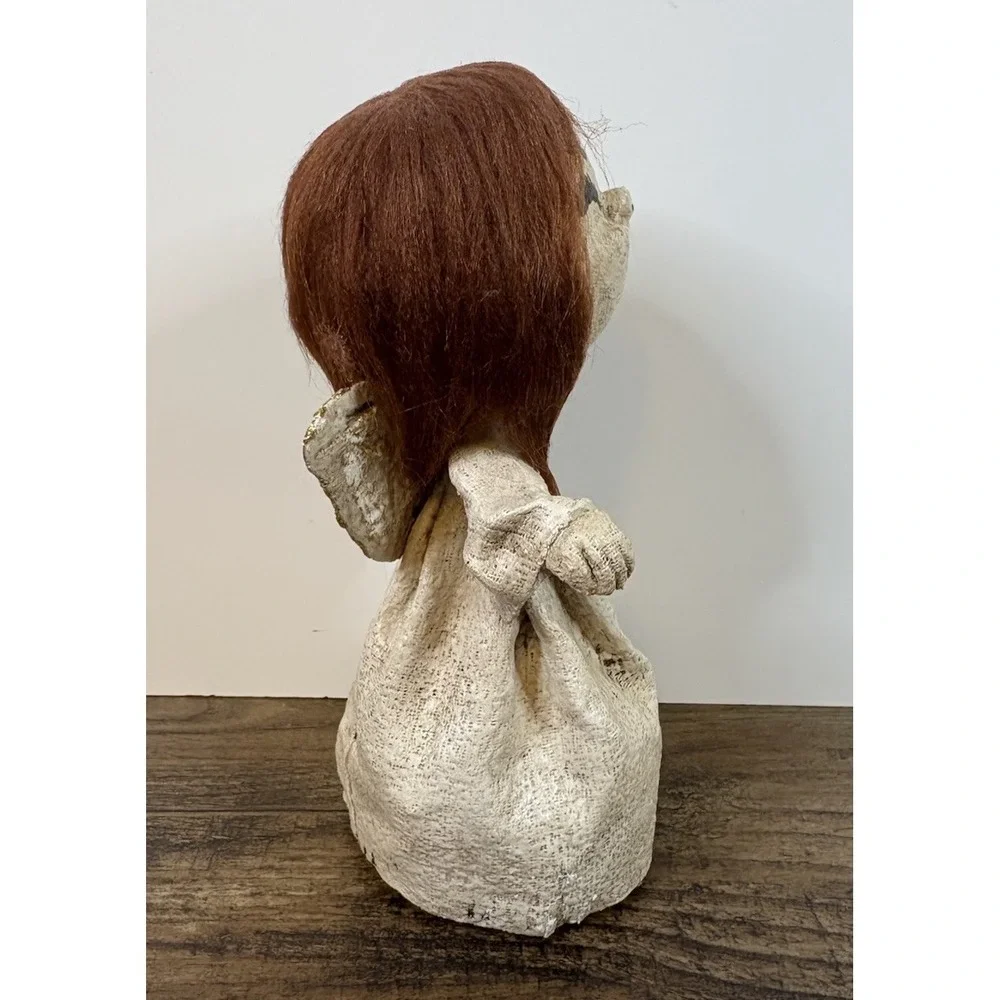 Vintage Christmas Angel Mache Original Style Dip N Drape 9